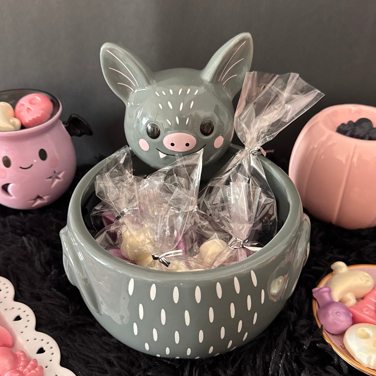 Bol Murciélago + Wax Melts Halloween Pumpkin Spice (Edición Especial)