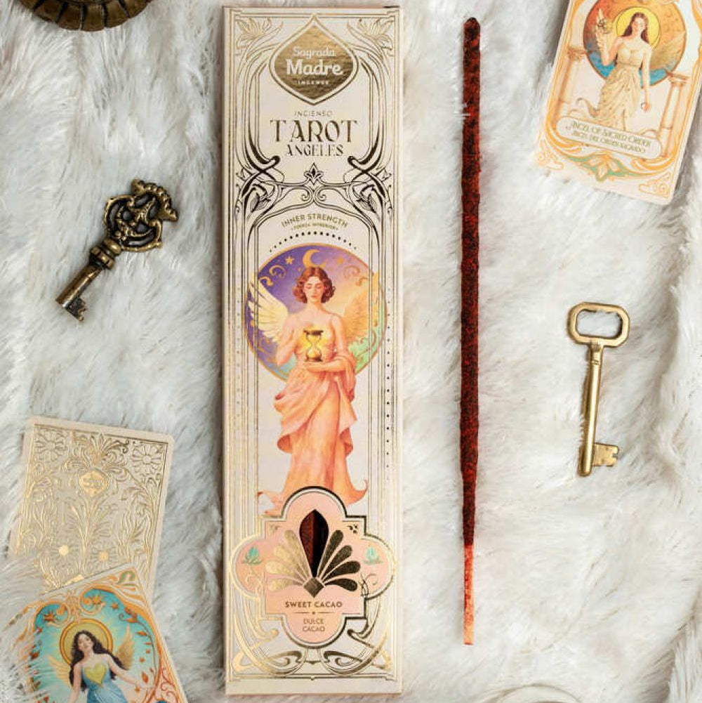 Incienso Tarot Ángeles Dulce Cacao Sagrada Madre