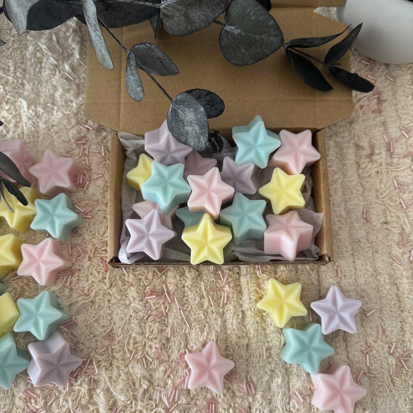 Wax Melts - Estrellas Caramelo, Frambuesa y Vainilla