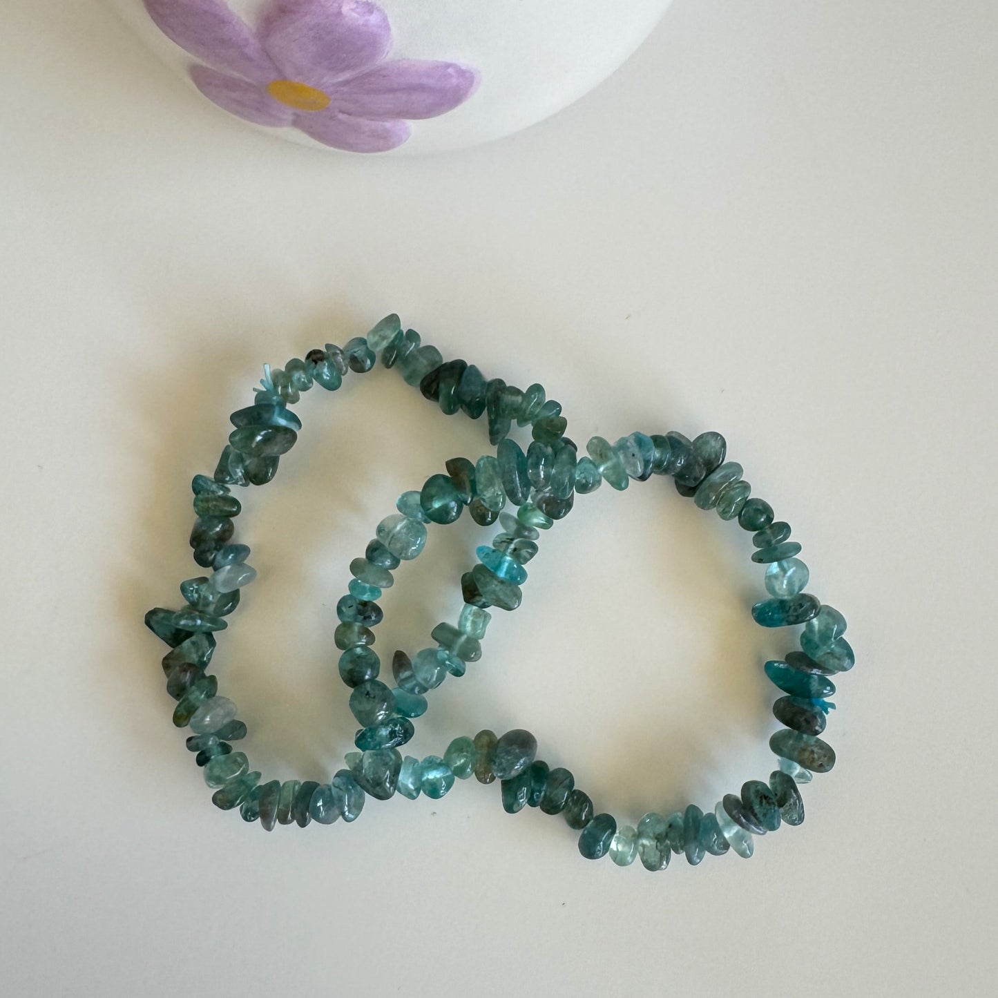 Pulsera de Apatito Azul | Purificación - Intuición