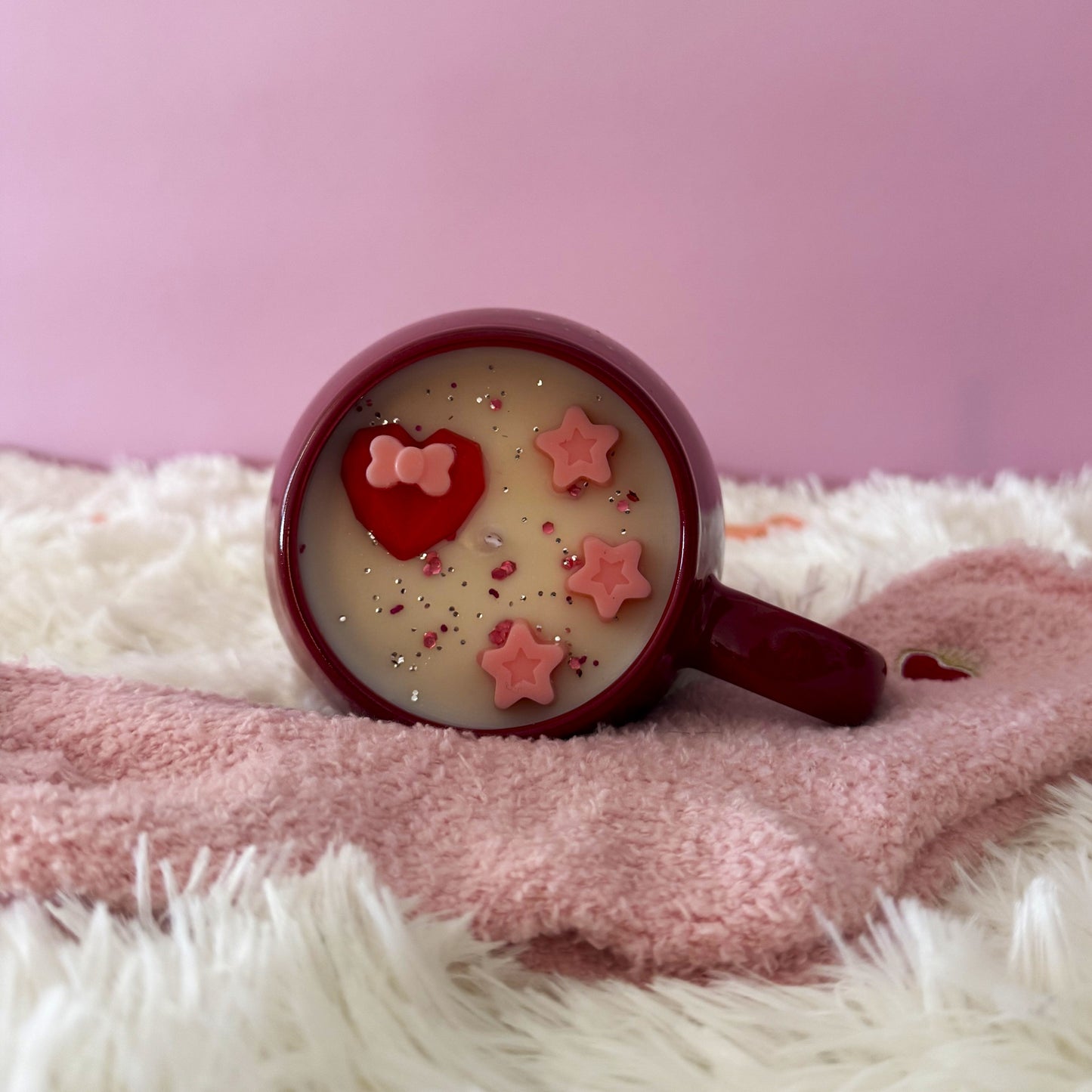 Vela en Taza Corazón + Calcetines