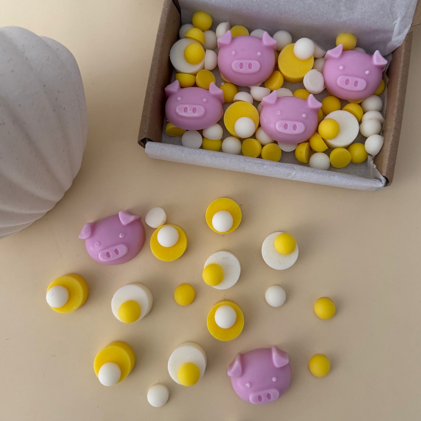 Wax Melts - Cerditos de Naranja y Frambuesa