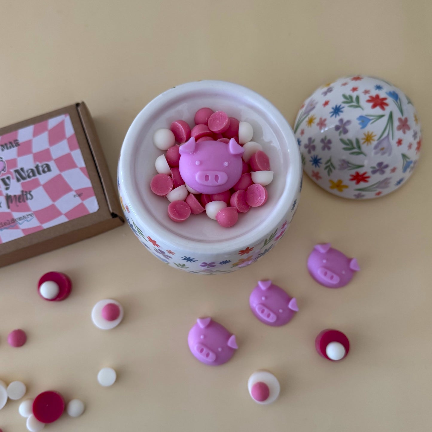 Wax Melts - Cerditos de Fresa Y Nata
