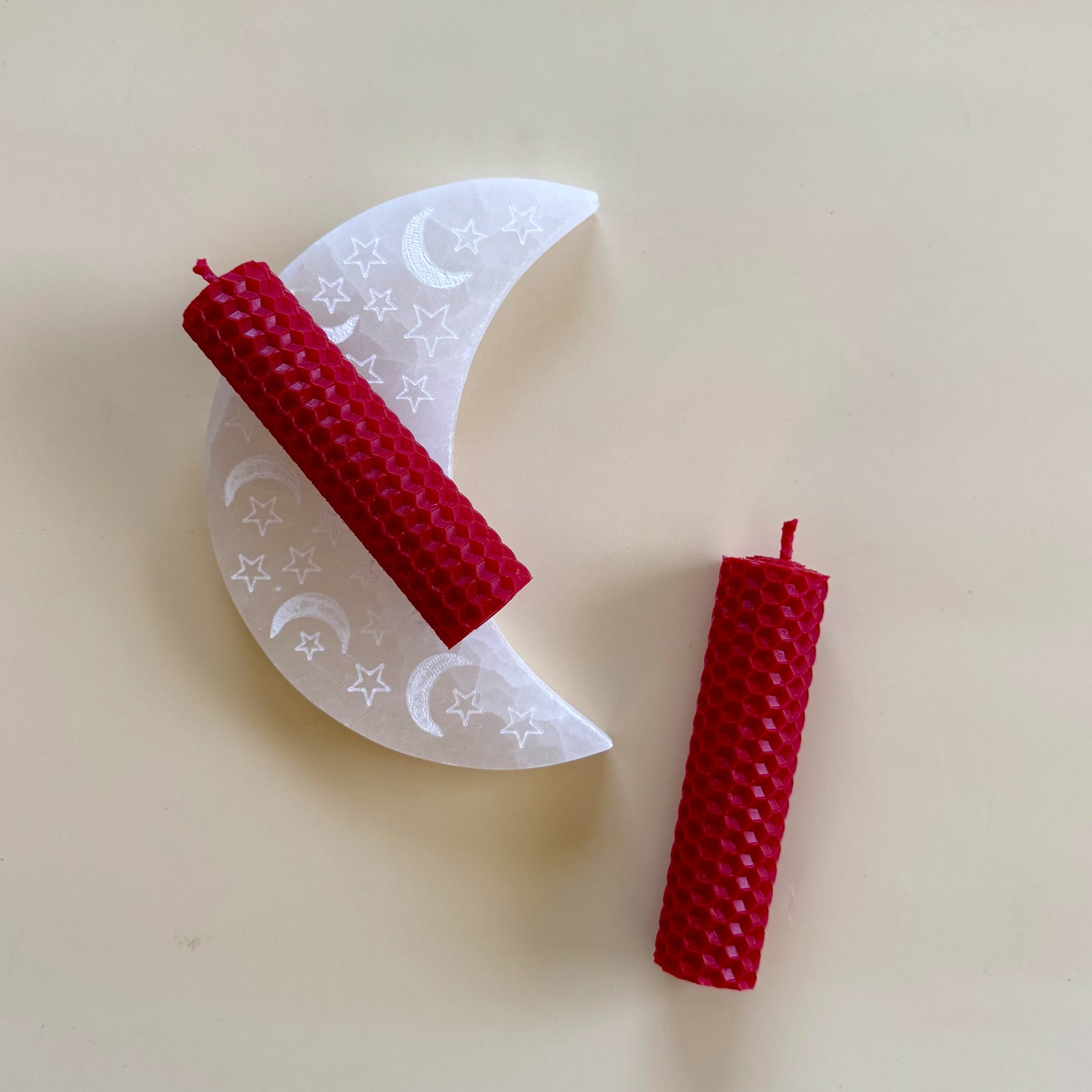 Vela de Miel Roja - Pasión y Deseo