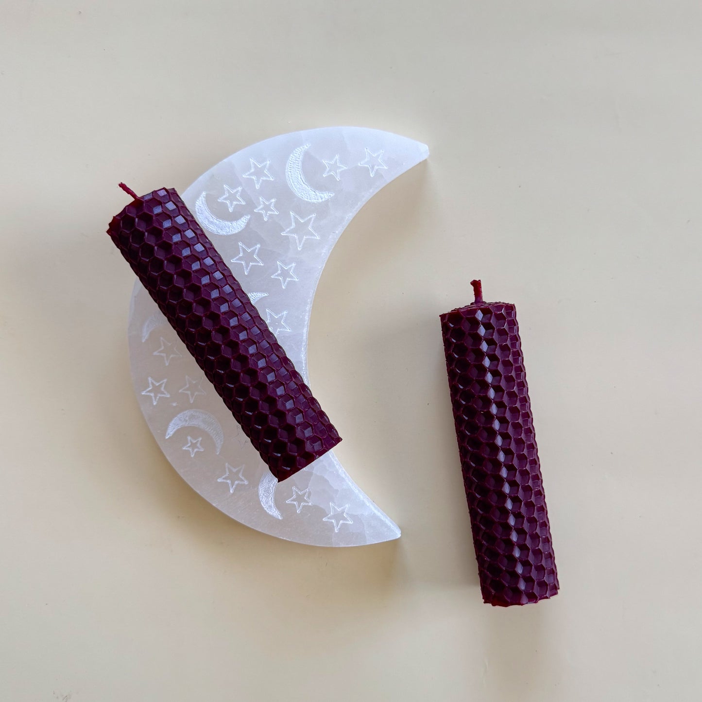 Vela de Miel Burdeos - Misterio y Sensualidad