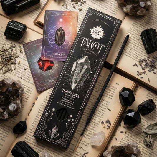 Incienso Tarot Gemas Turmalina Sagrada Madre