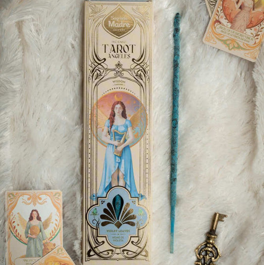 Incienso Tarot Ángeles Hojas de Violeta Sagrada Madre