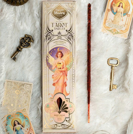Incienso Tarot Ángeles Dulce Cacao Sagrada Madre