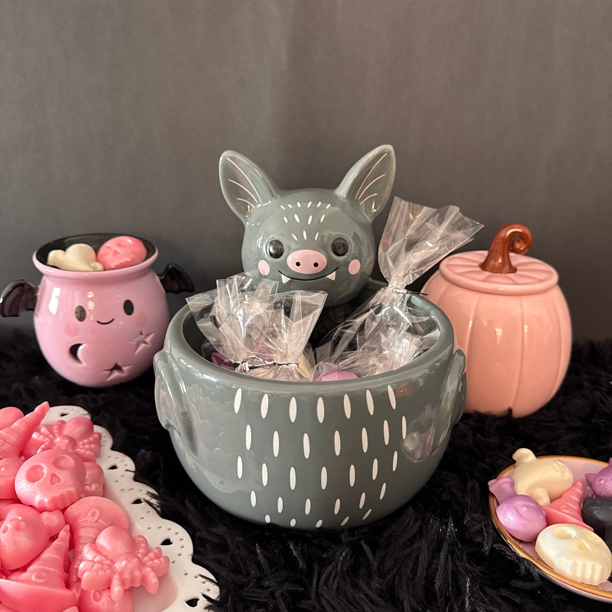 Bol Murciélago + Wax Melts Halloween Pumpkin Spice (Edición Especial)
