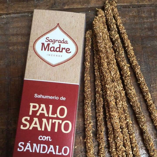 Incienso Palo Santo con Sándalo - Sagrada Madre