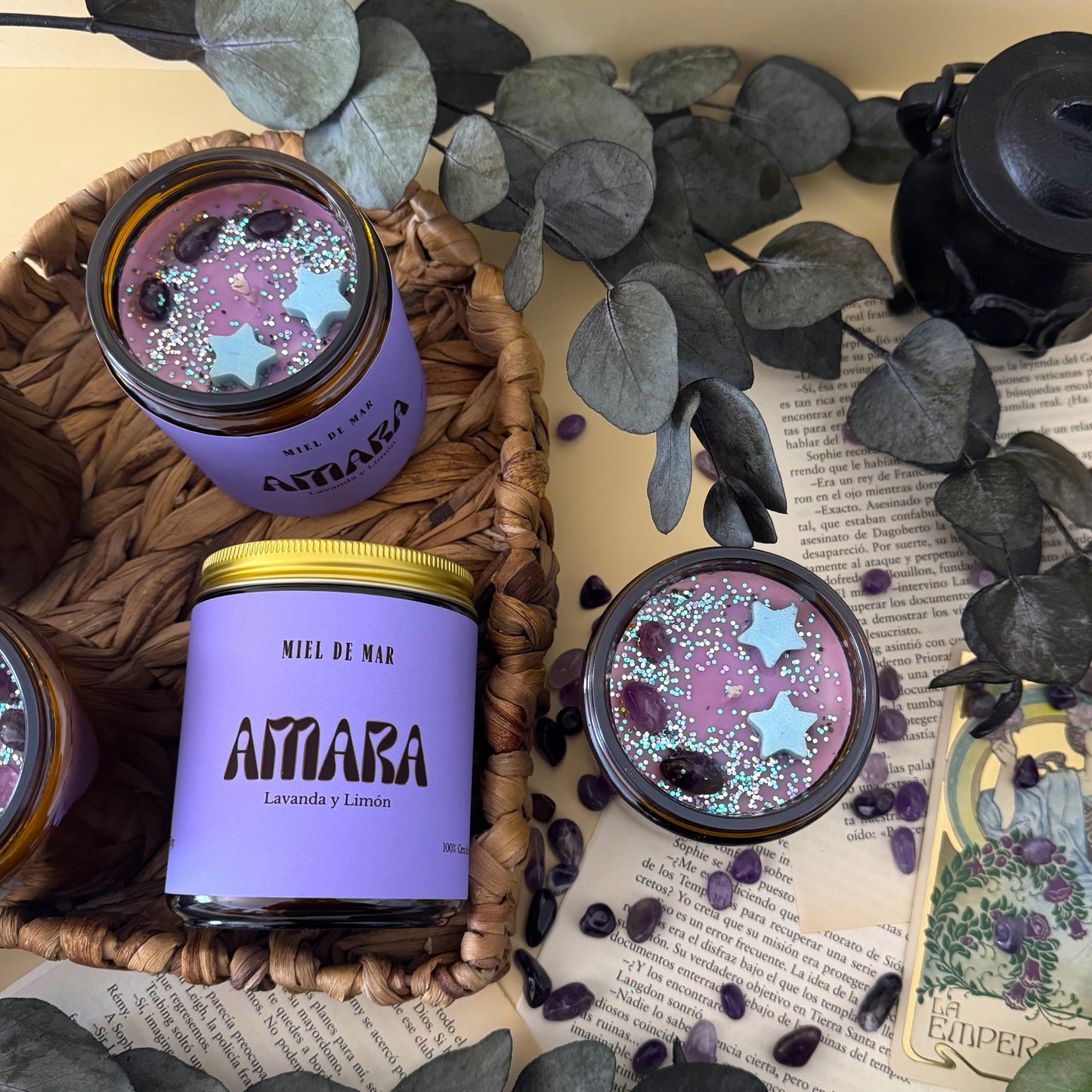 Vela Amara - Lavanda y Limón | Calma