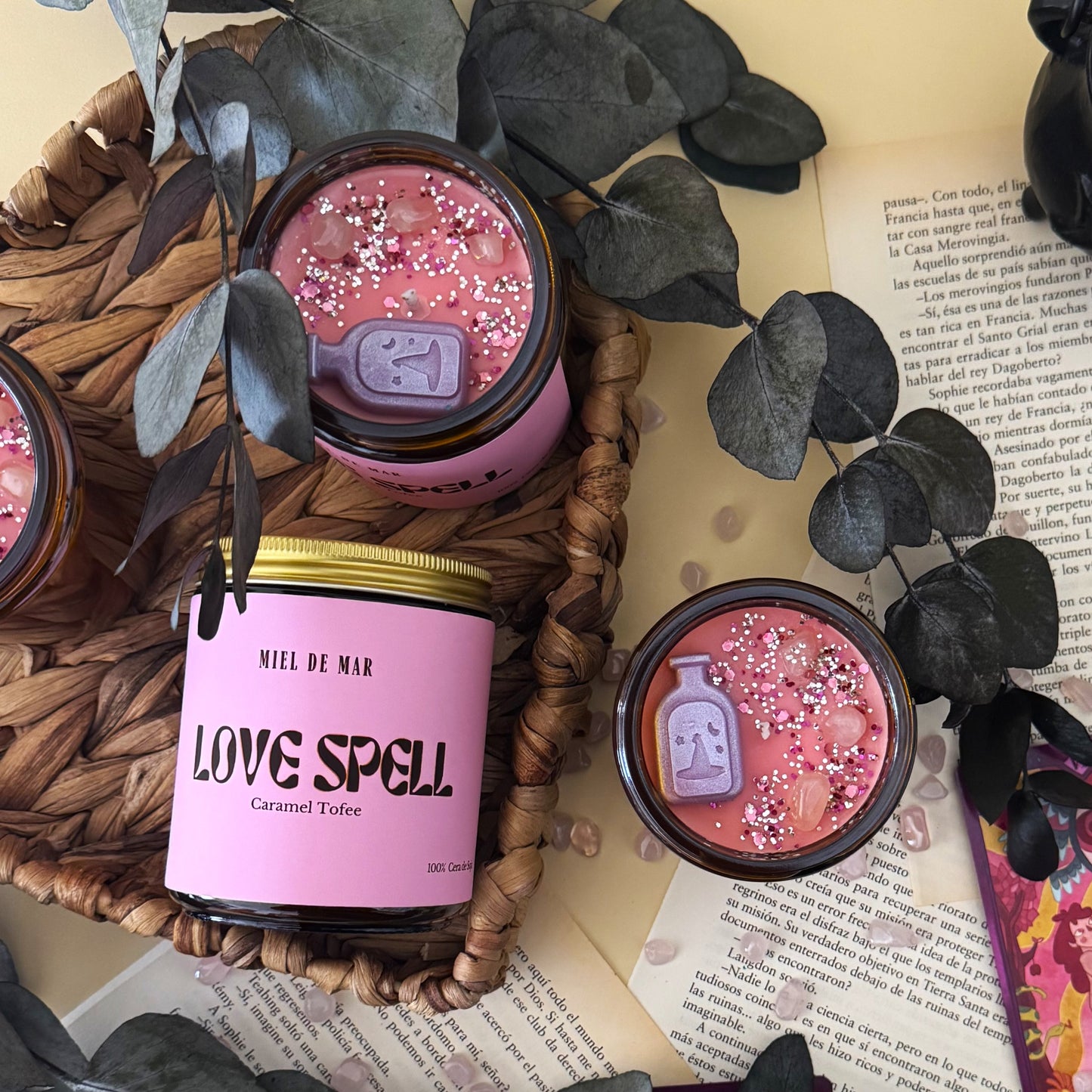 Vela Love Spell - Caramel Toffee | Amor