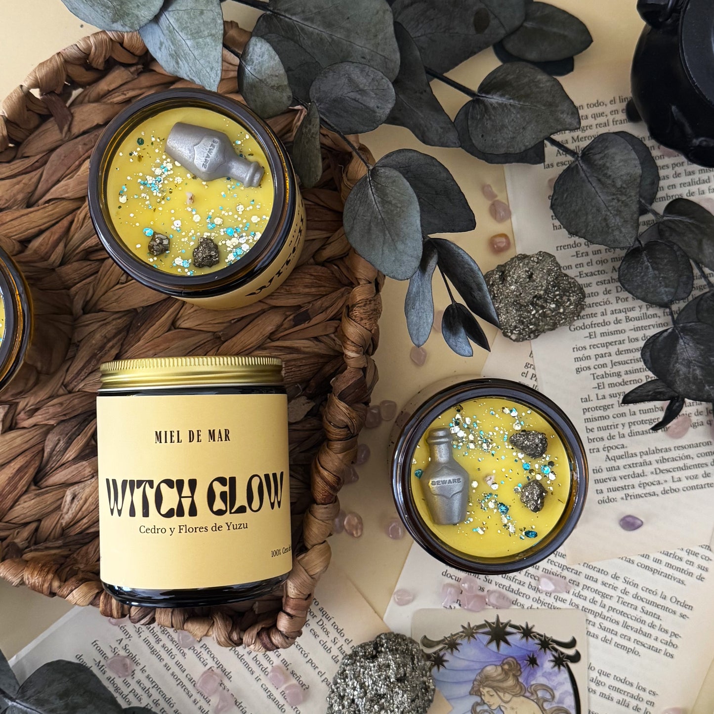 Vela Witch Glow - Cedro y Flores de Yuzu | Abundancia