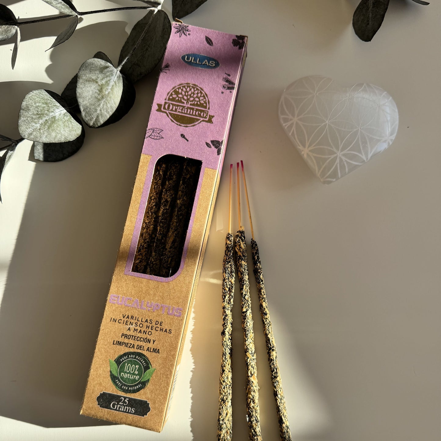 Incienso Natural Eucalipto - Ullas
