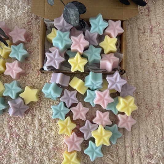 Wax Melts - Estrellas Caramelo, Frambuesa y Vainilla