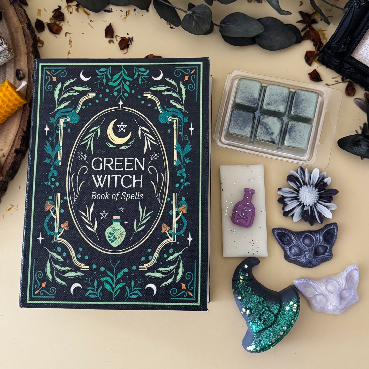 Caja Bruja Verde + Wax Melts