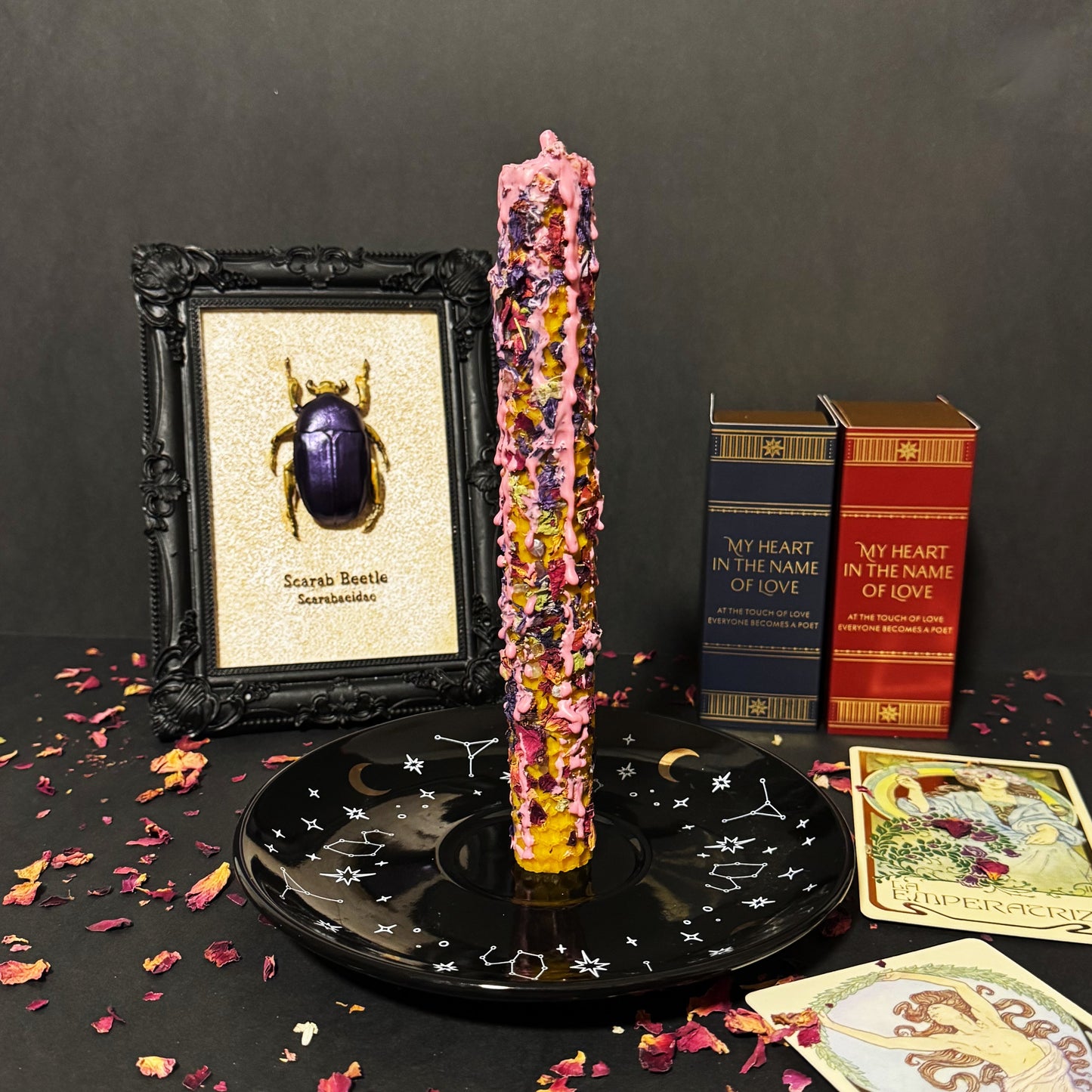 Vela Ritual Luna Llena - Gratitud y Poder Interior