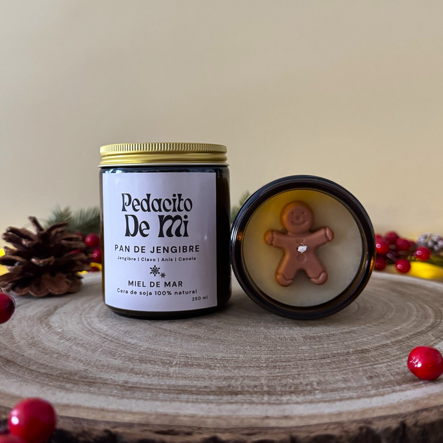 Vela Pedacito de Mi - Pan de Jengibre