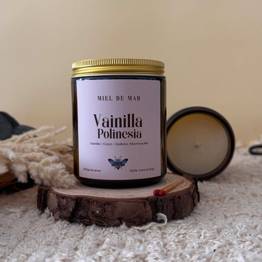 Vela de Vainilla Polinesia