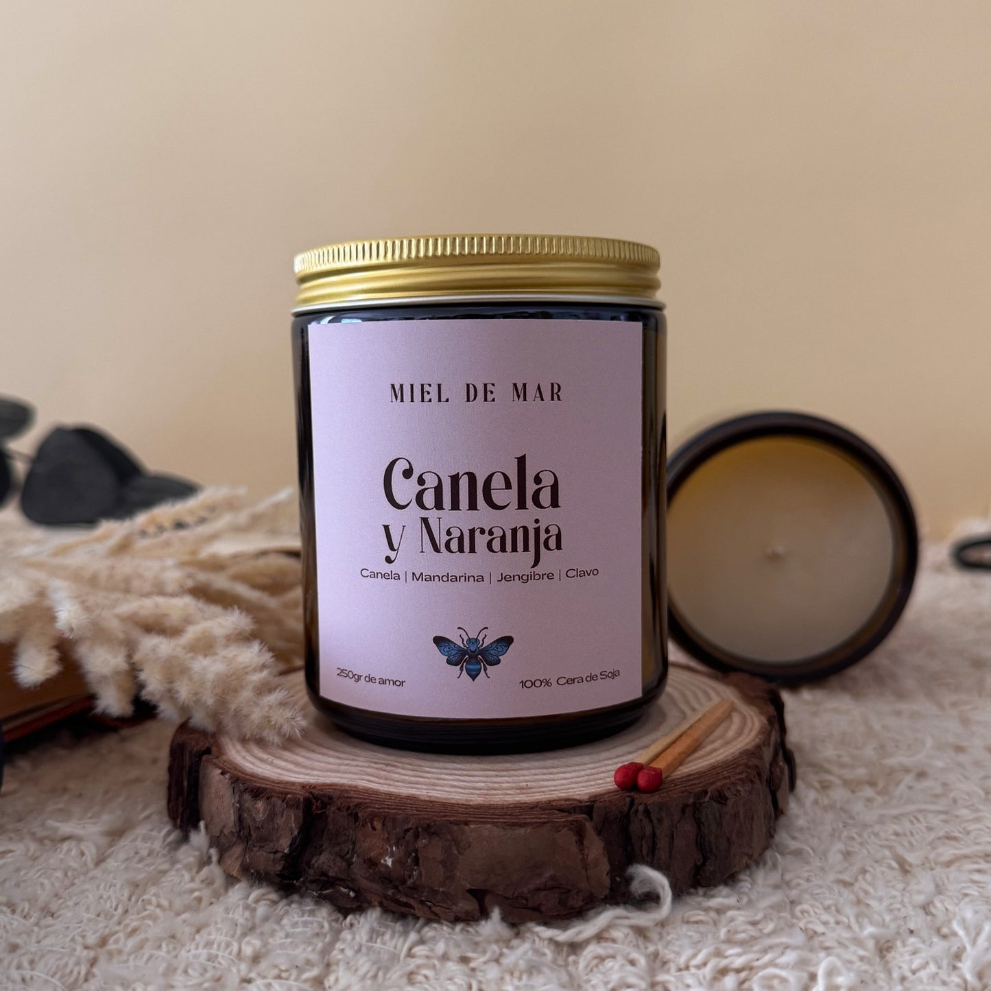 Vela de Canela y Naranja