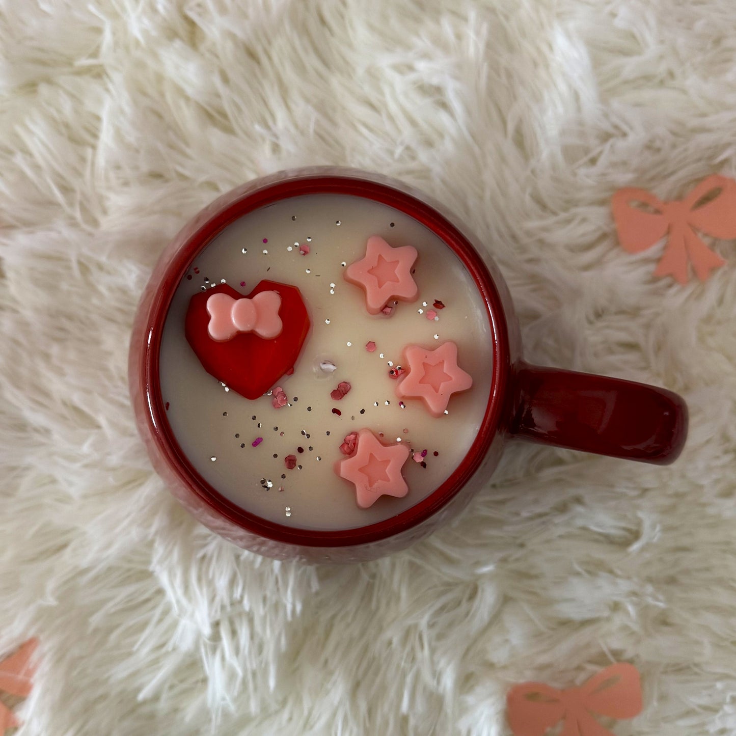 Vela en Taza Corazón + Calcetines