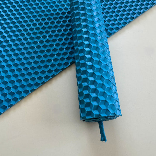 Vela de Miel Turquesa - Sanación y Protección