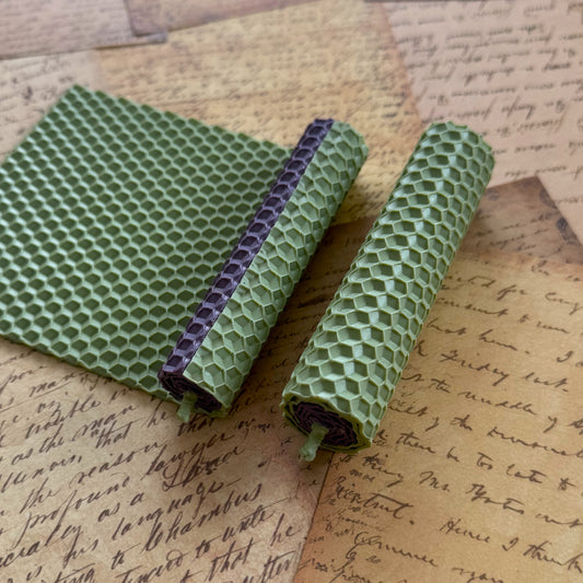 Vela de Miel Verde y Lavanda - Recuperación Física y Emocional