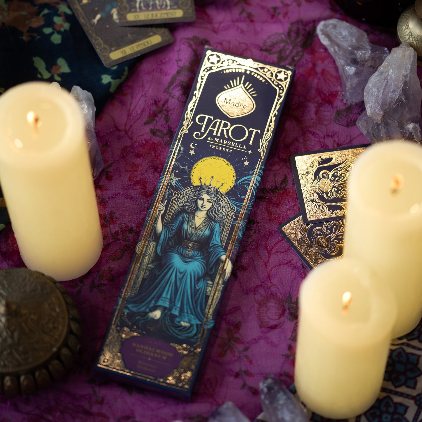 Incienso Tarot de Marsella - Sándalo Olíbano Sagrada Madre