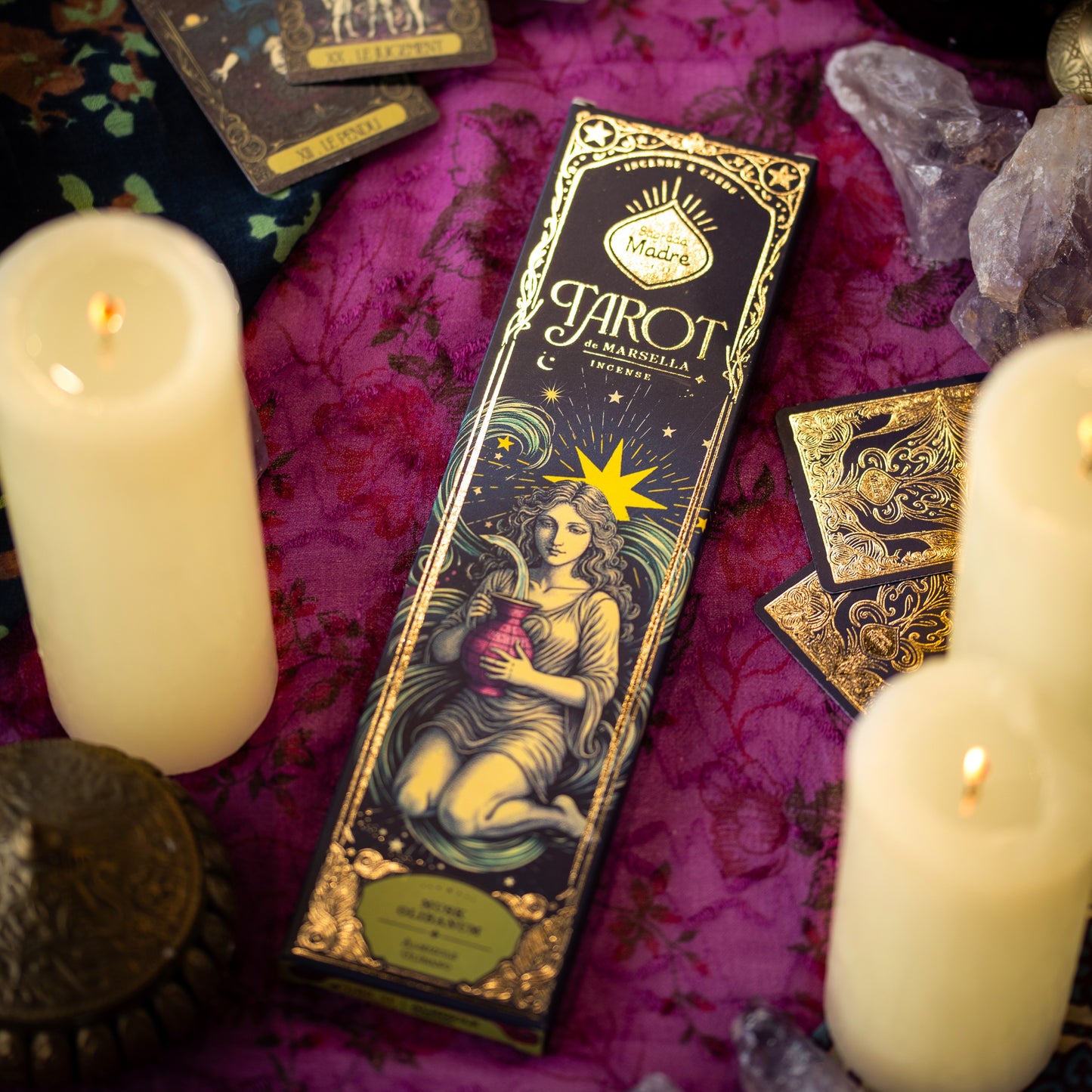 Incienso Tarot de Marsella - Almizcle Olíbano Sagrada Madre